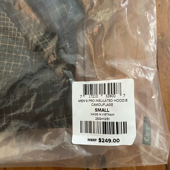 Orvis Pro Insulated Hoodie Mens Small Camo - Picture 15 of 16